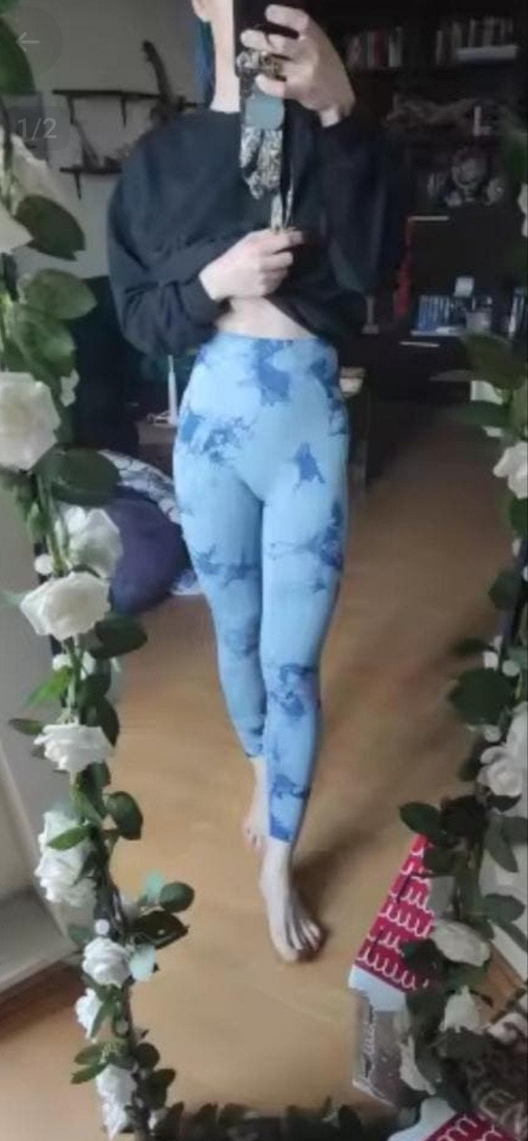 Mooie Stretch Legging, mt S/M, Verzenden, Nieuw, Legging