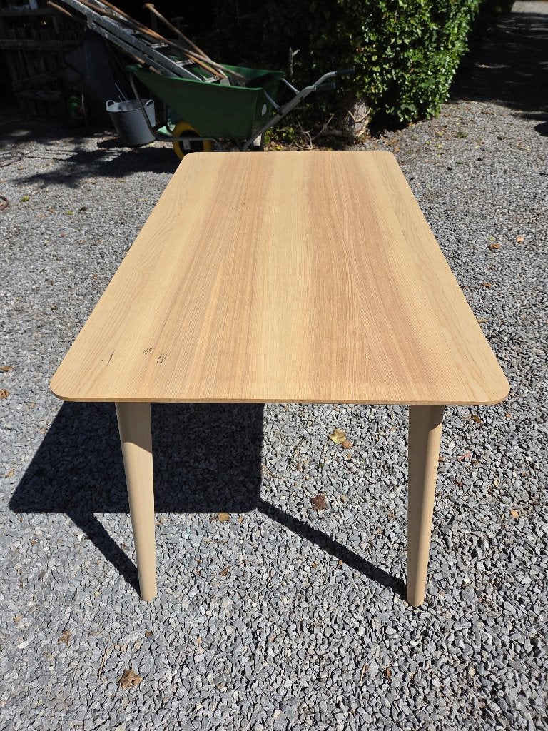 Eettafel, Ophalen, 100 tot 150 cm, Eikenhout, 50 tot 100 cm