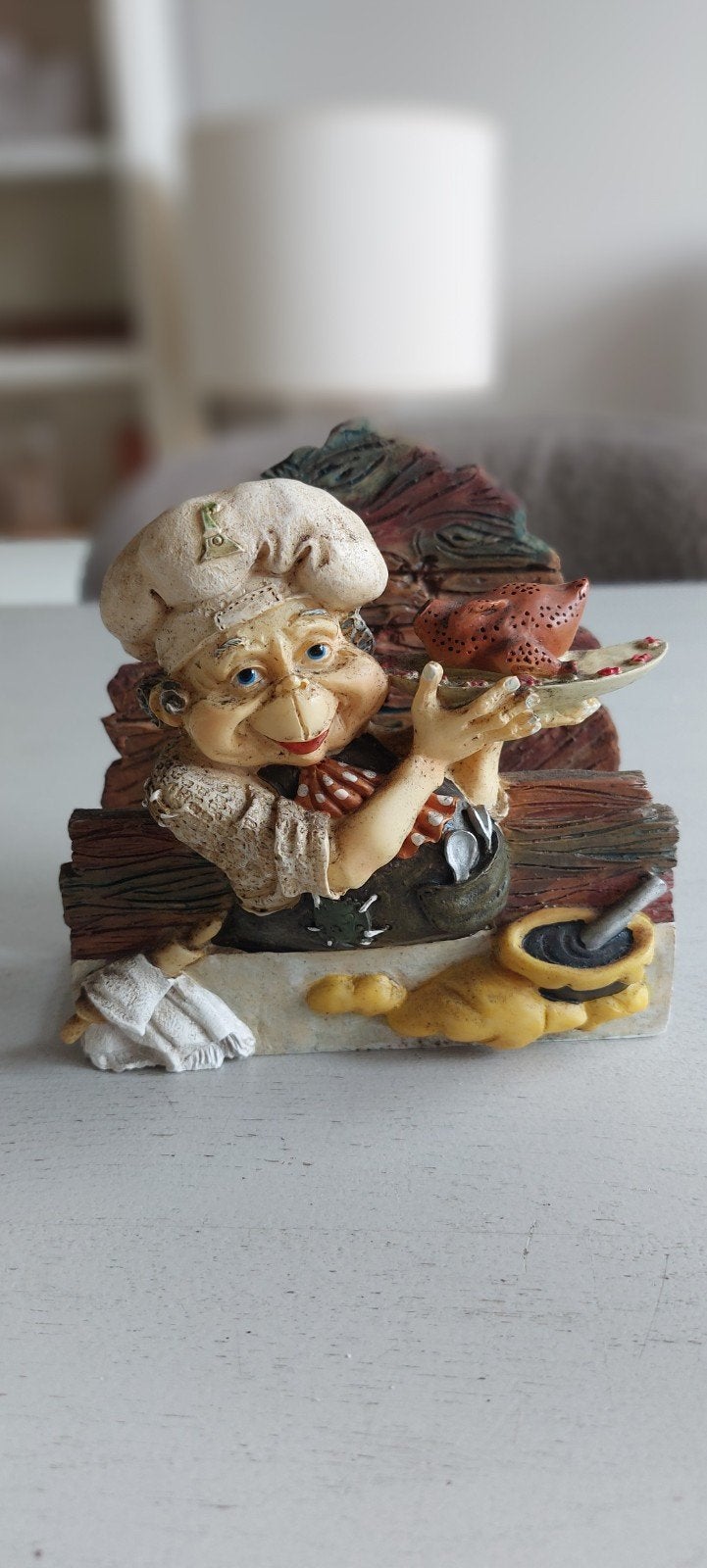 Servet of recepten schriften houder etc laaf efteling, Verzamelen, Efteling, Ophalen of Verzenden, Zo goed als nieuw, Beeldje of Poppetje