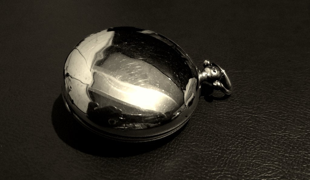 GROOT zakhorloge zilver HUNTER+DOKTORSUITV London 1815, Ophalen of Verzenden, Zilver, Overige typen