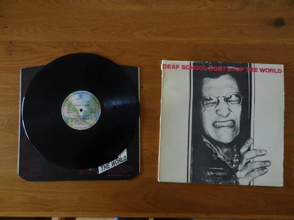 LP Deaf school - Don't stop the world, Ophalen of Verzenden, Gebruikt, 12 inch, Poprock