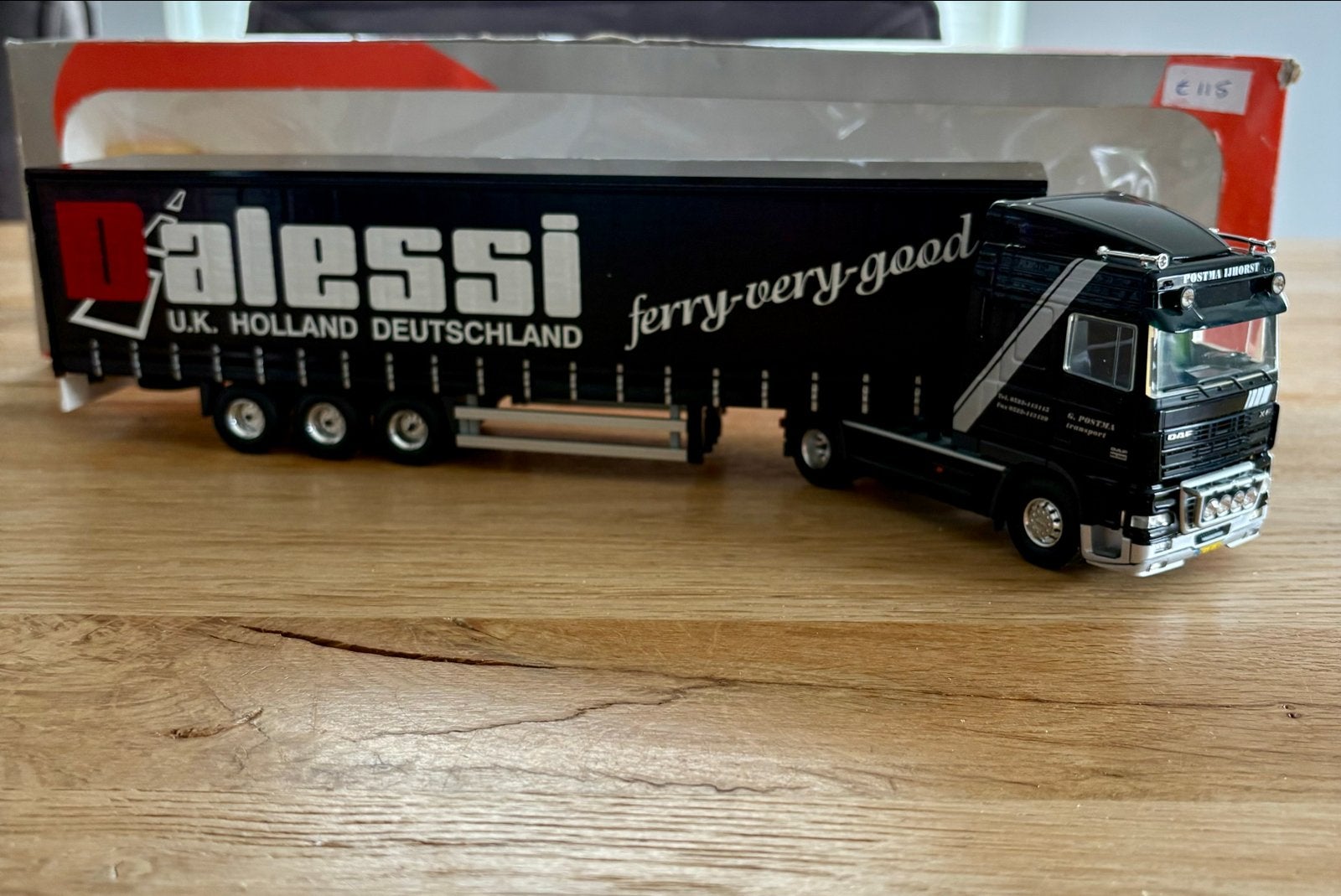 Postma ijhorst DAF XF Dalessi vrachtwagen model, Ophalen of Verzenden, Zo goed als nieuw, Bus of Vrachtwagen, Tekno