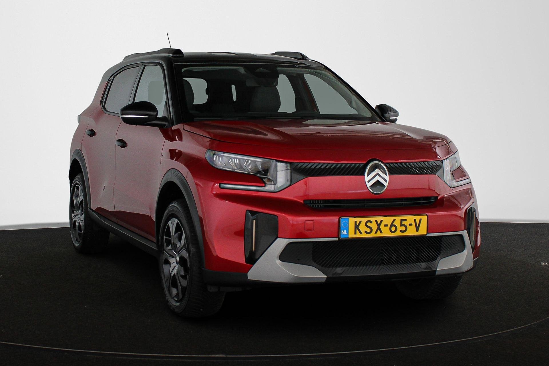 Citroen C3 Aircross 1.2 Hybrid 145pk Plus Climate Control Ac, Auto's, 145 pk, Stof, 1199 cc, Bedrijf