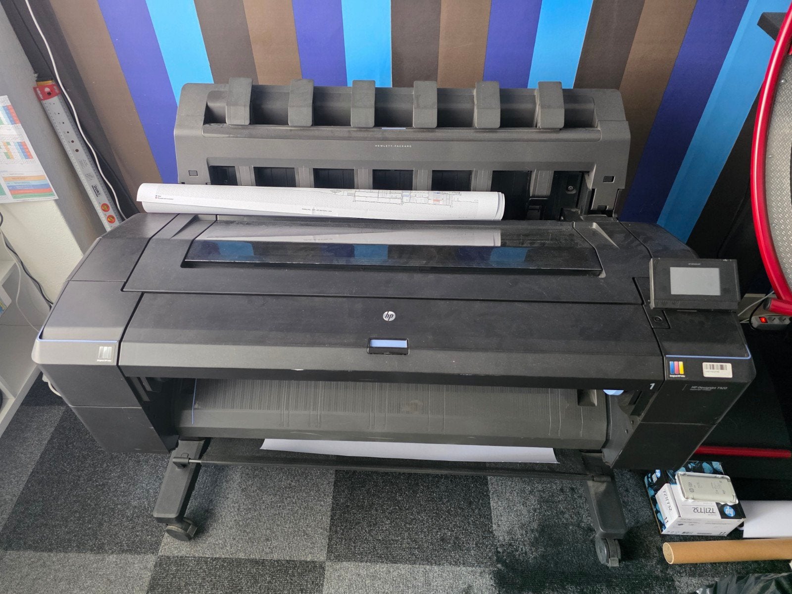 HP T920 PostScript Plotter, Computers en Software, Printers, Ophalen, Gebruikt, HP