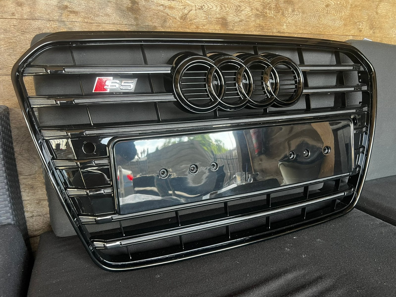 Audi A5 Grill Hoogglans Zwart – S5 Look (Nieuw), Ophalen, Nieuw, Voor, Audi