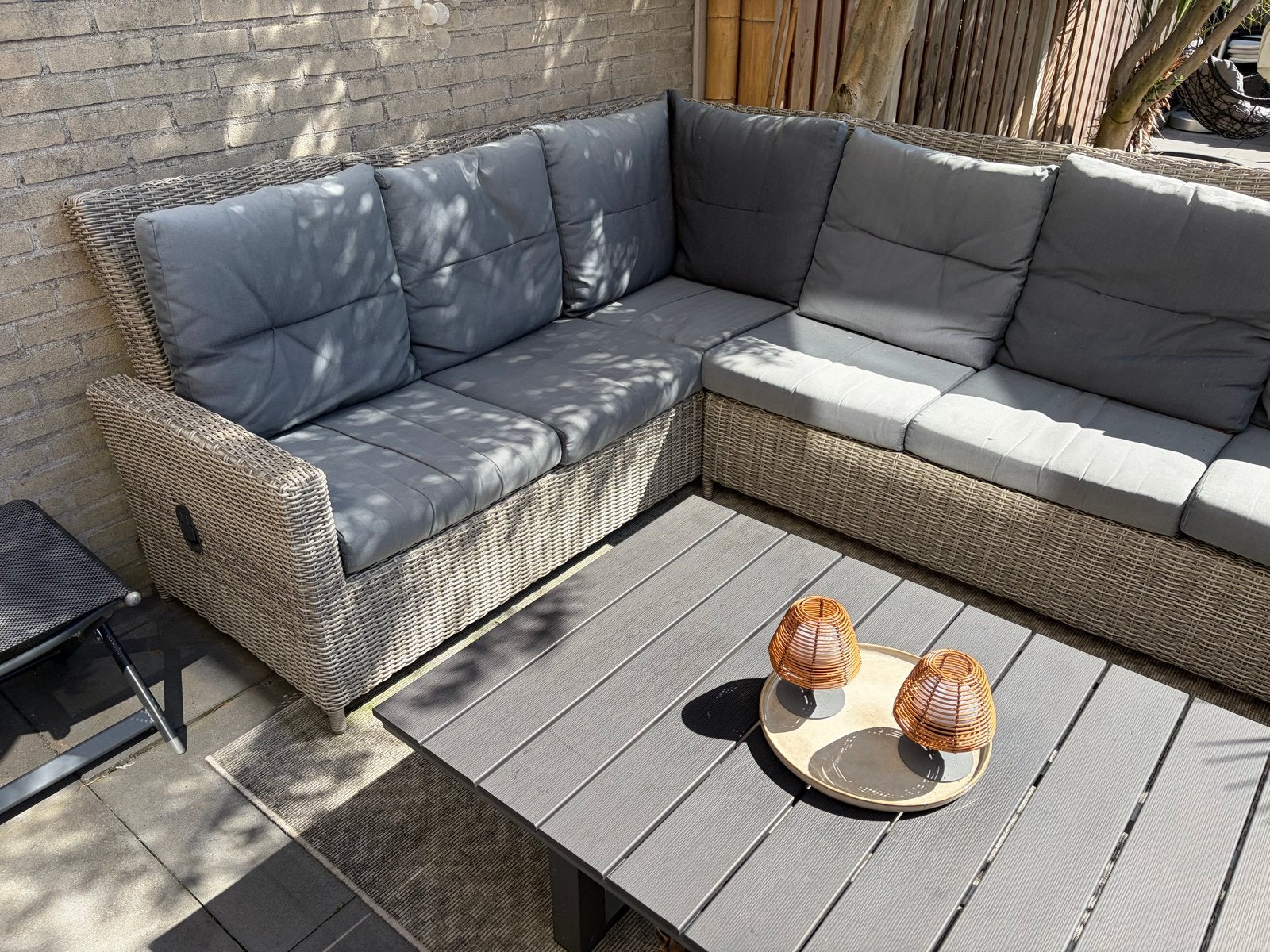 Mooie DOMANI loungeset te KOOP!, Ophalen, Gebruikt, Loungeset, Wicker