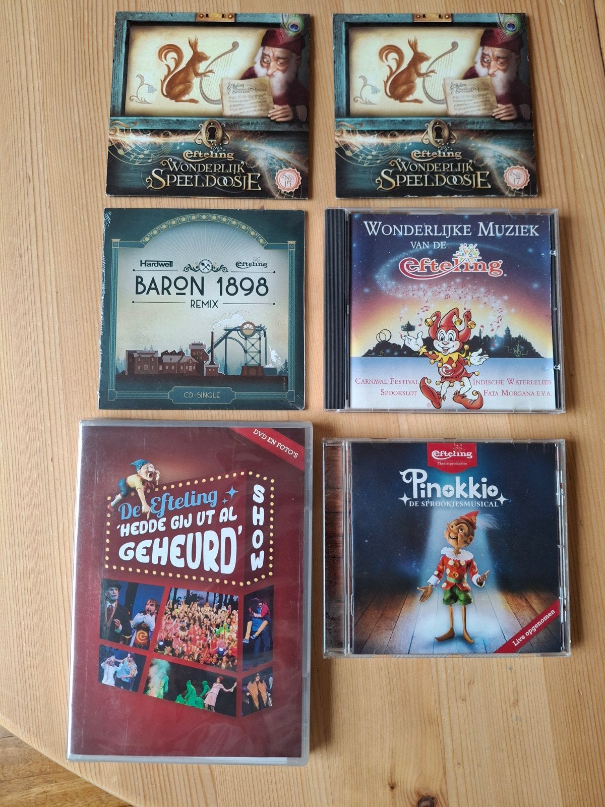 Efteling kick off dvd en diverse cd, Verzamelen, Efteling, Zo goed als nieuw, Ophalen of Verzenden