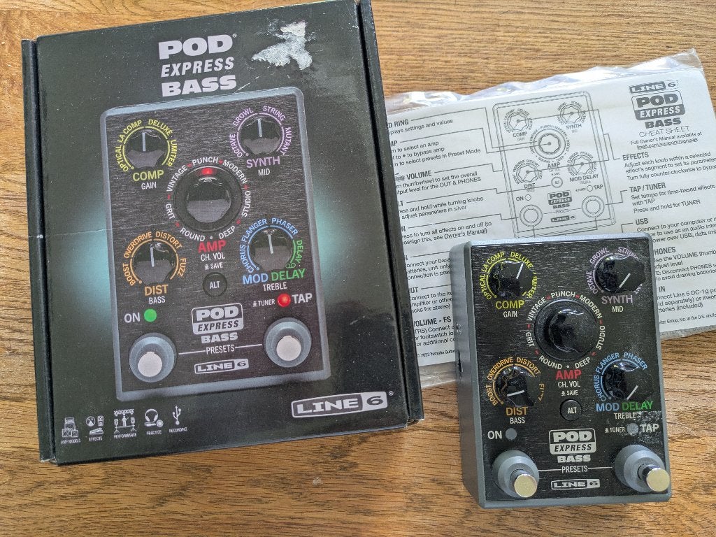 POD express bass, Muziek en Instrumenten, Effecten, Ophalen of Verzenden, Nieuw