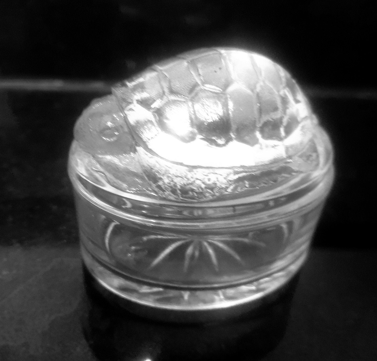 Luminarc ringdoosje Schildpad, Antiek en Kunst, Ophalen of Verzenden
