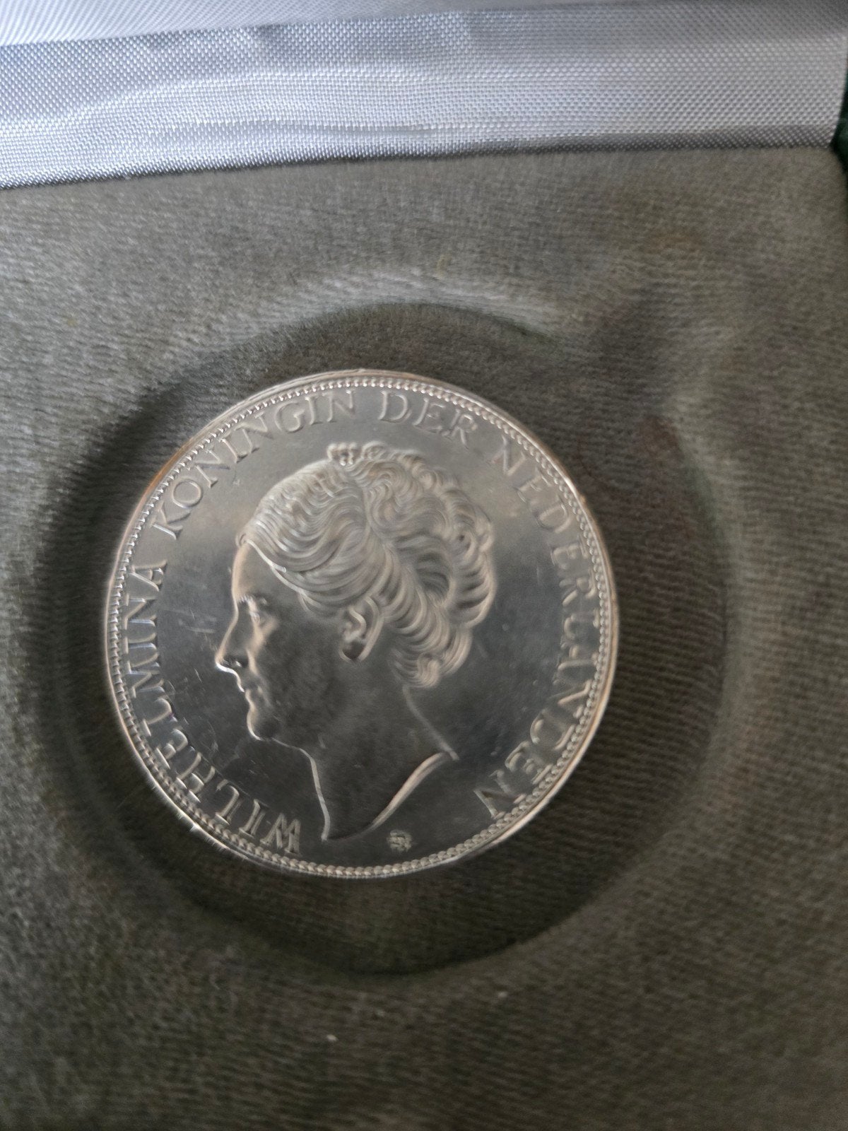 Wilhelmina 1938 Grof haar, Postzegels en Munten, Verzenden, Zilver, Koningin Wilhelmina, Losse munt
