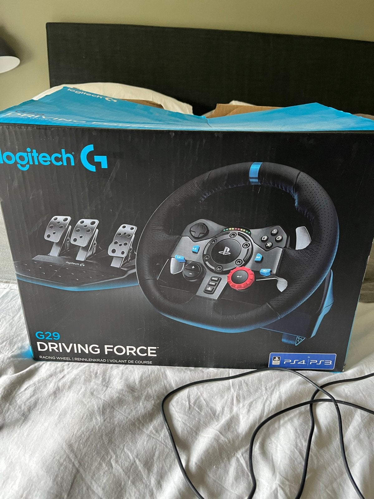 Logitech G29 Driving Force Racestuur met F1 Add-on, Ophalen, Racestuur, Gebruikt, Force feedback