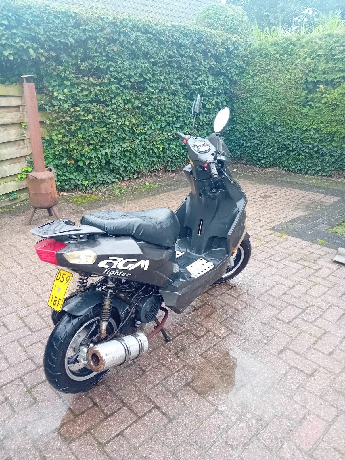 Nette scooter, Ophalen, Gebruikt