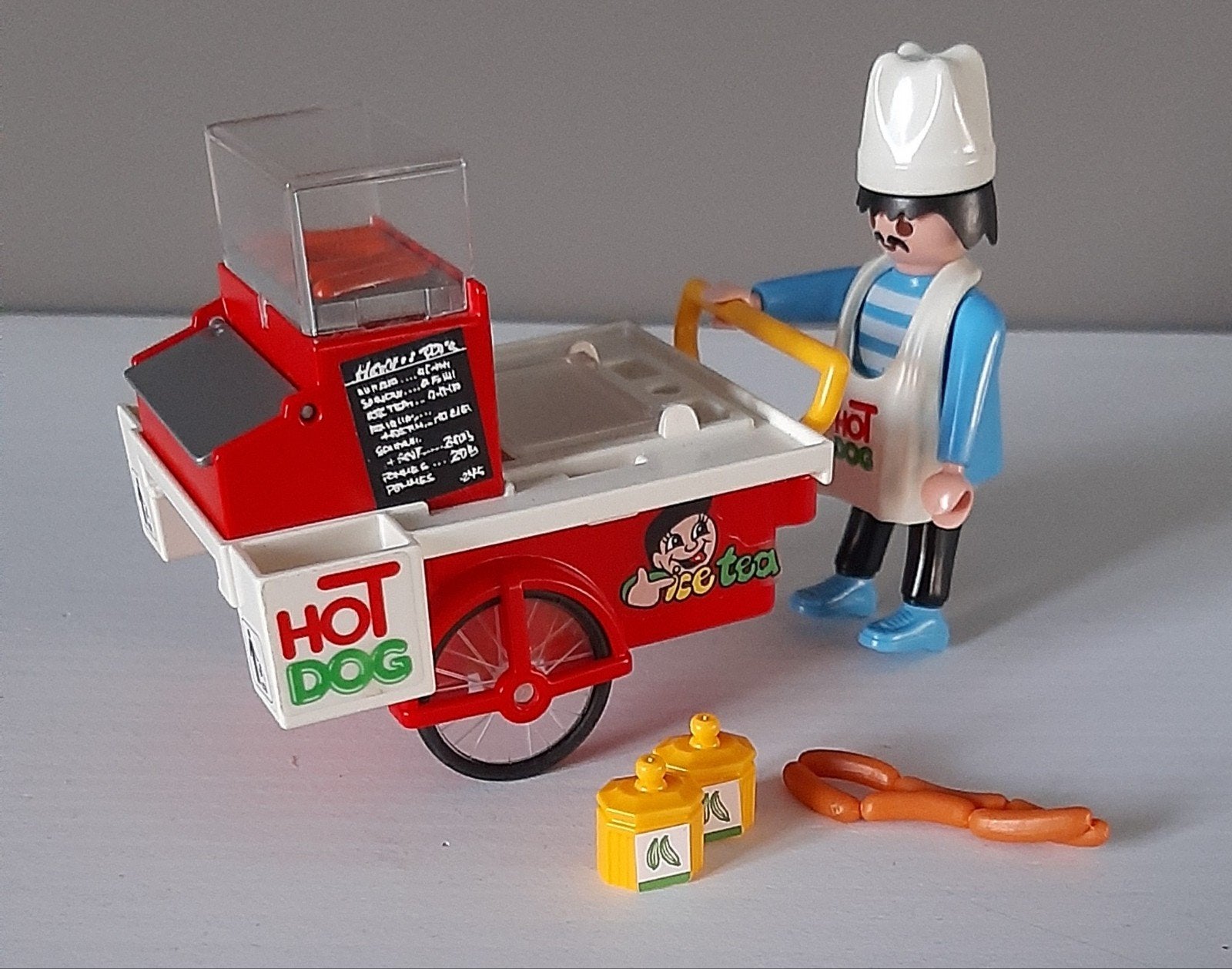 Playmobil Setje Hotdogkar, Ophalen of Verzenden, Gebruikt, Complete set