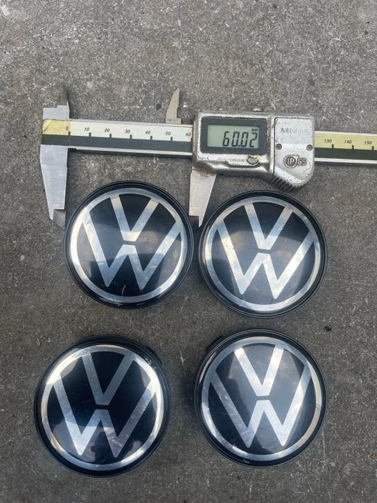 Nieuwe 60 mm Naafdoppen voor Volkswagen - Set van 4, Ophalen of Verzenden, Nieuw