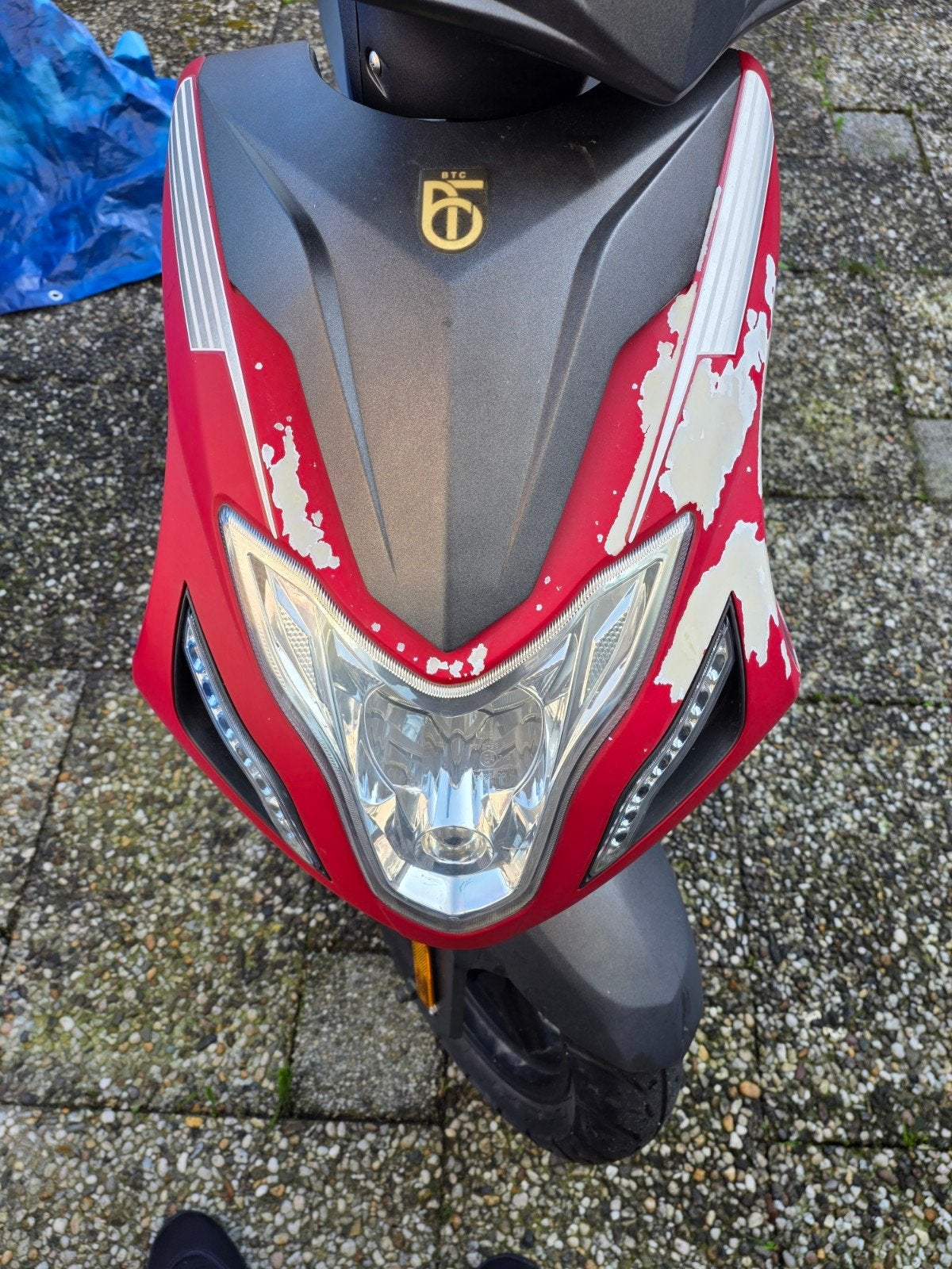 BTC Scooter - Rood/Zwart - Opknapper, Fietsen en Brommers, Ophalen of Verzenden, Gebruikt, Overige typen, Overige merken