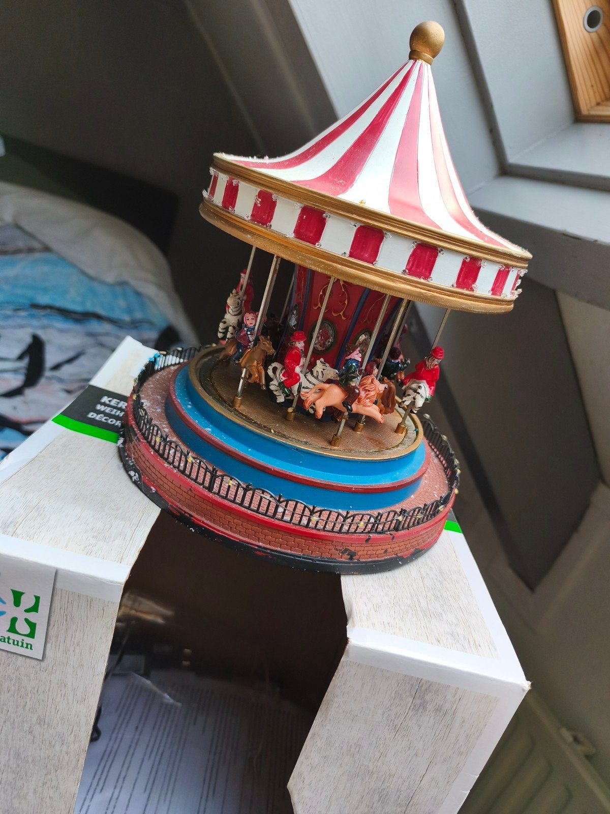 Intratuin kerst Carrousel, Diversen, Kerst, Ophalen of Verzenden, Gebruikt
