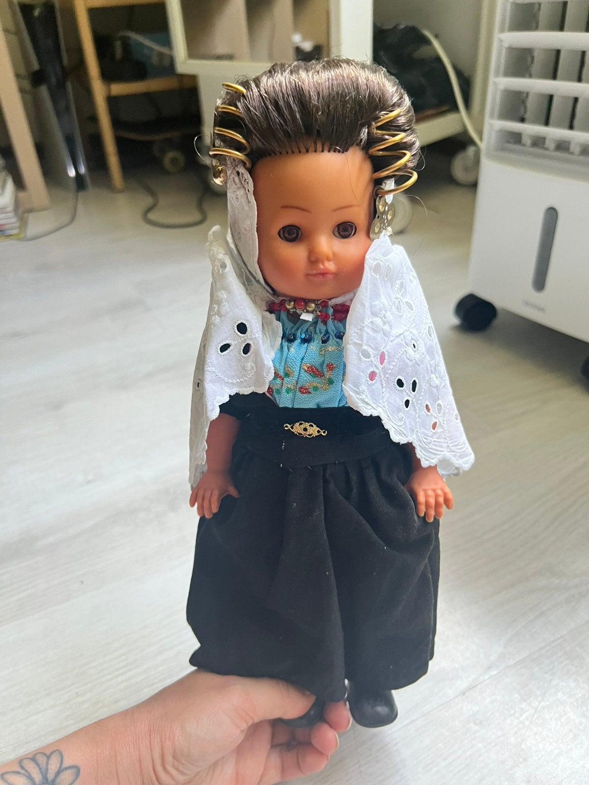 Vintage pop, Verzamelen, Poppen, Verzenden, Zo goed als nieuw, Pop