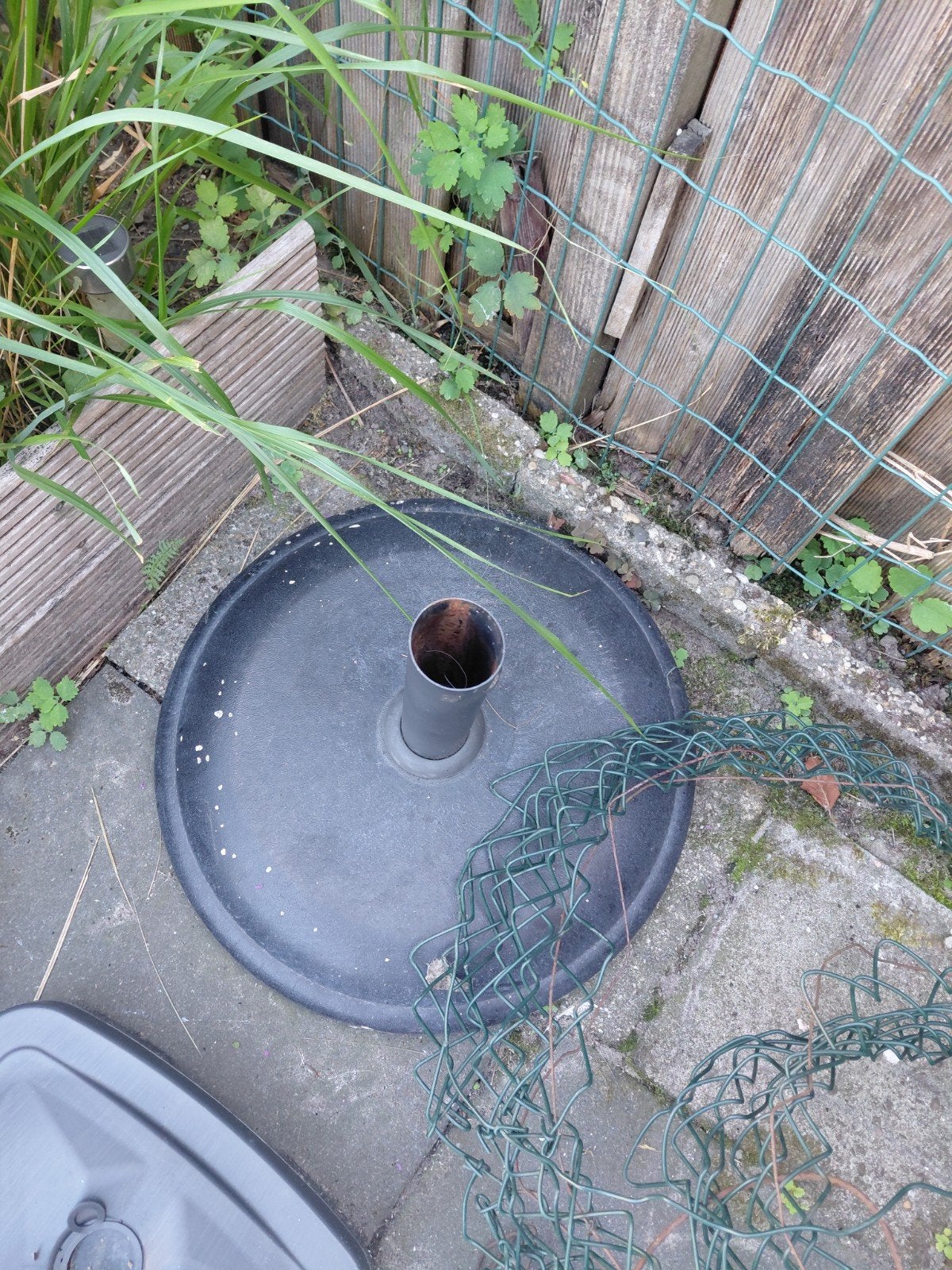 parasolvoet, Ophalen, Gebruikt, Minder dan 1 meter, Parasolvoet