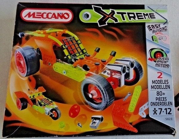 Meccano Xtreme 5820 2in1 Dragster Auto Bouwset Modelbouw, Auto, Verzenden, Groter dan 1:32, Zo goed als nieuw