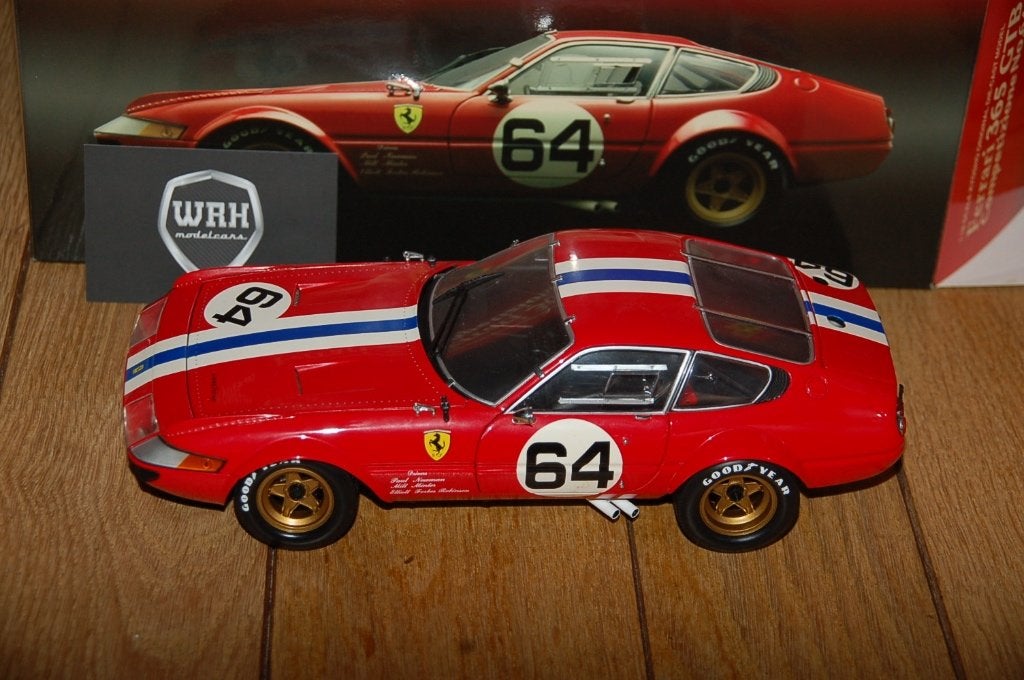 1:18 FERRARI 365 DAYTONA COMPETIZIONE #64 KYSOHO WRH, Verzenden, Zo goed als nieuw, Auto, Kyosho