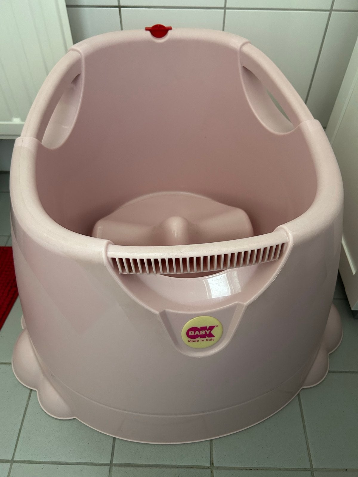 Roze Ok Baby Tummy Tub voor dreumes/peuter, Ophalen, Gebruikt, Tummy Tub, Overige merken