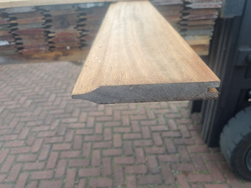 14.7 m2 Dubbel Rabat – Hardhout nr: HP1, Ophalen, Planken, Nieuw, Hardhout