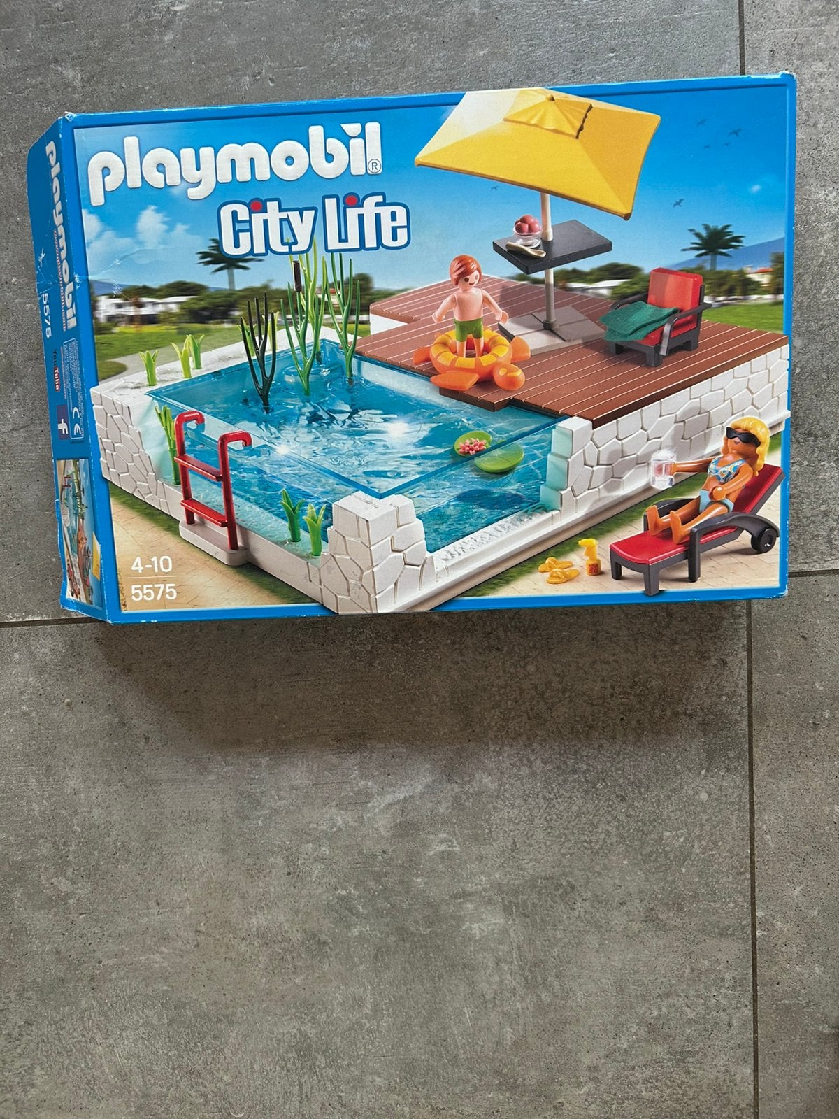 Playmobil zwembad, Ophalen of Verzenden, Zo goed als nieuw