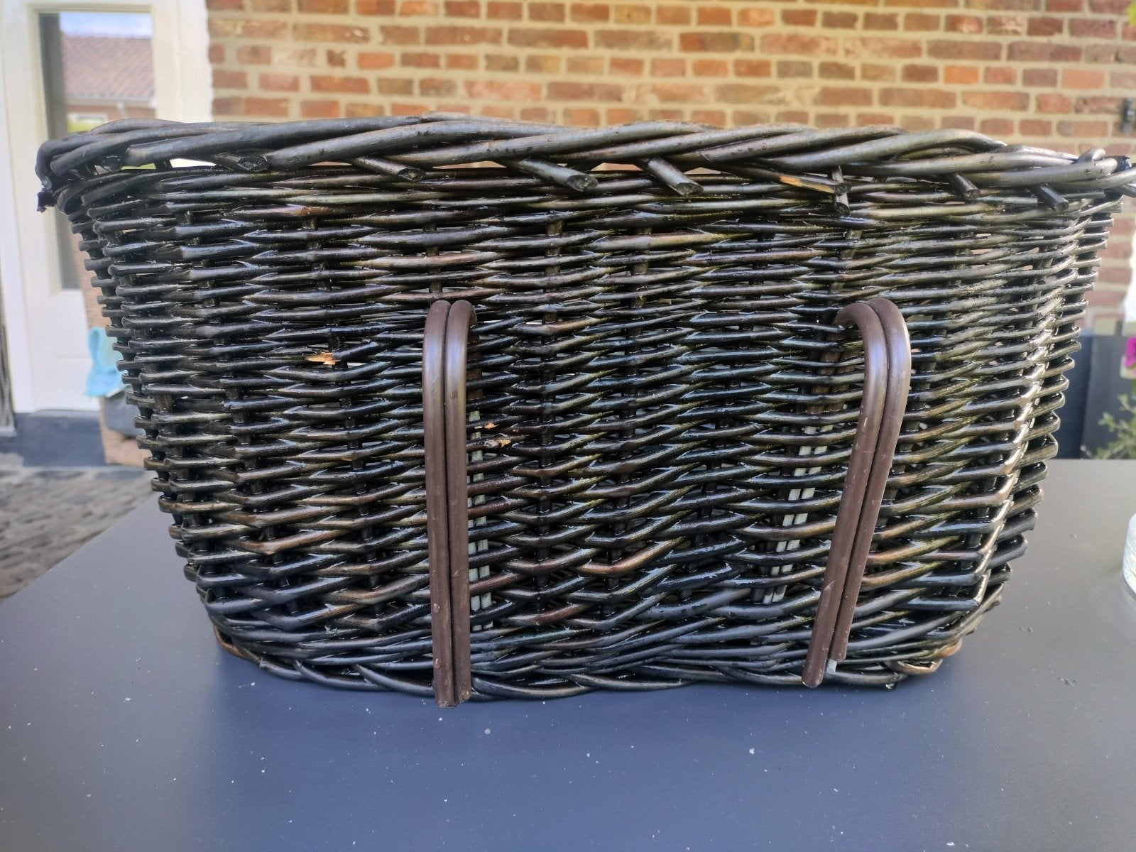 Mooie zwarte fietsmand voor boodschappen of  huisdier, Ophalen of Verzenden