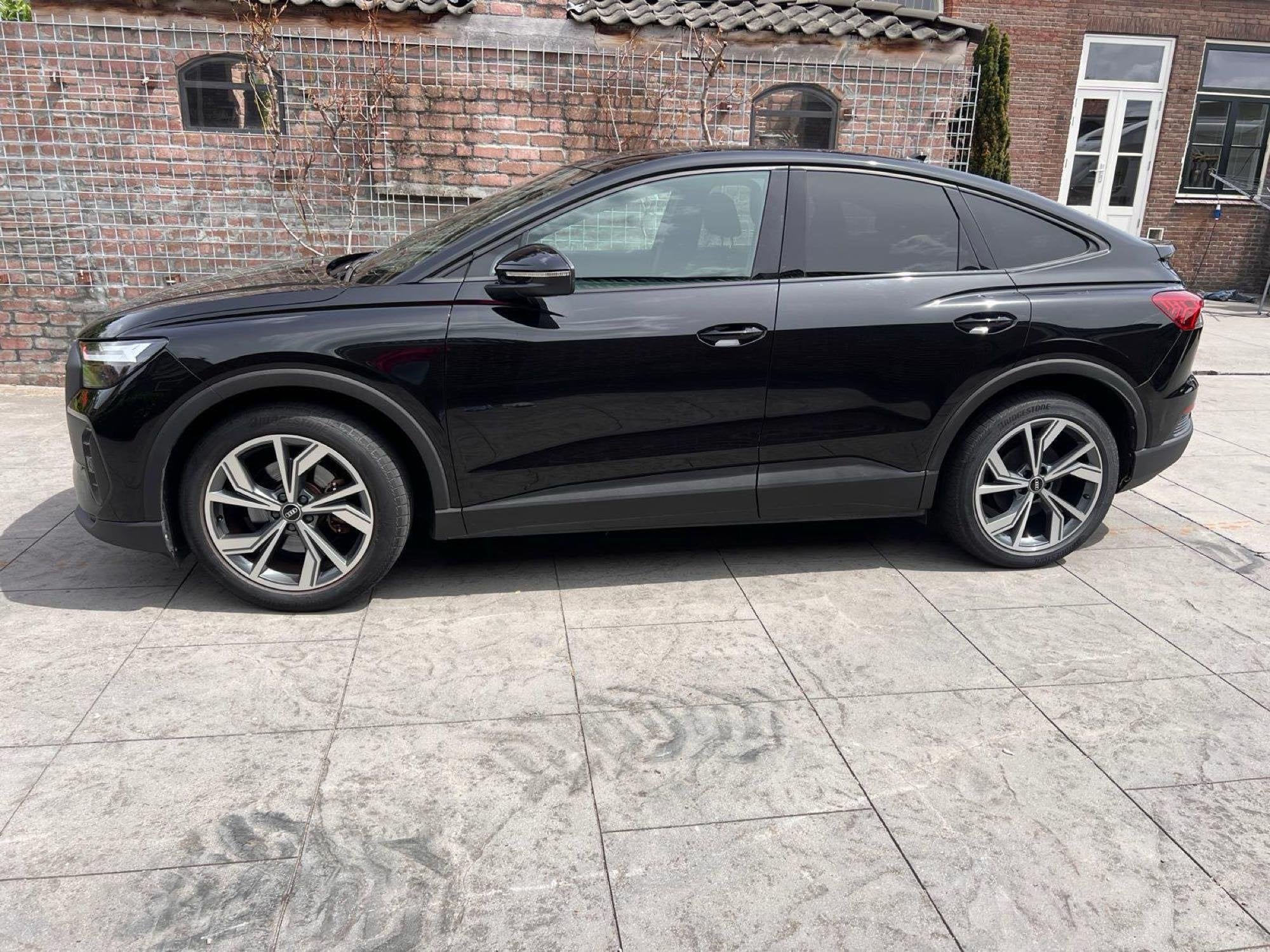 Audi Q4 Sportback e-tron 35 Edition 55 kWh | Cruise Control, Auto's, Audi, Gebruikt, Zwart, Zwart, Q4 e-tron