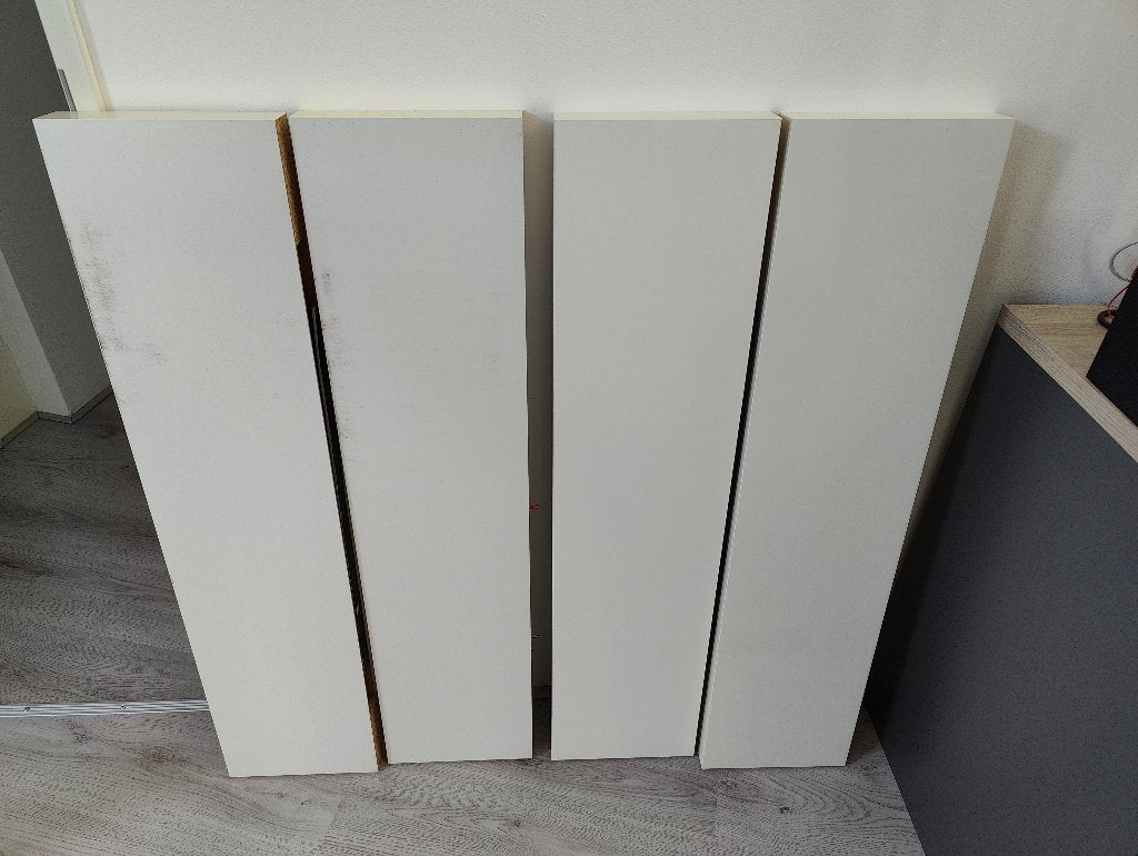 Ikea Lack wandplanken wit (4 stuks), Huis en Inrichting, Ophalen, Gebruikt
