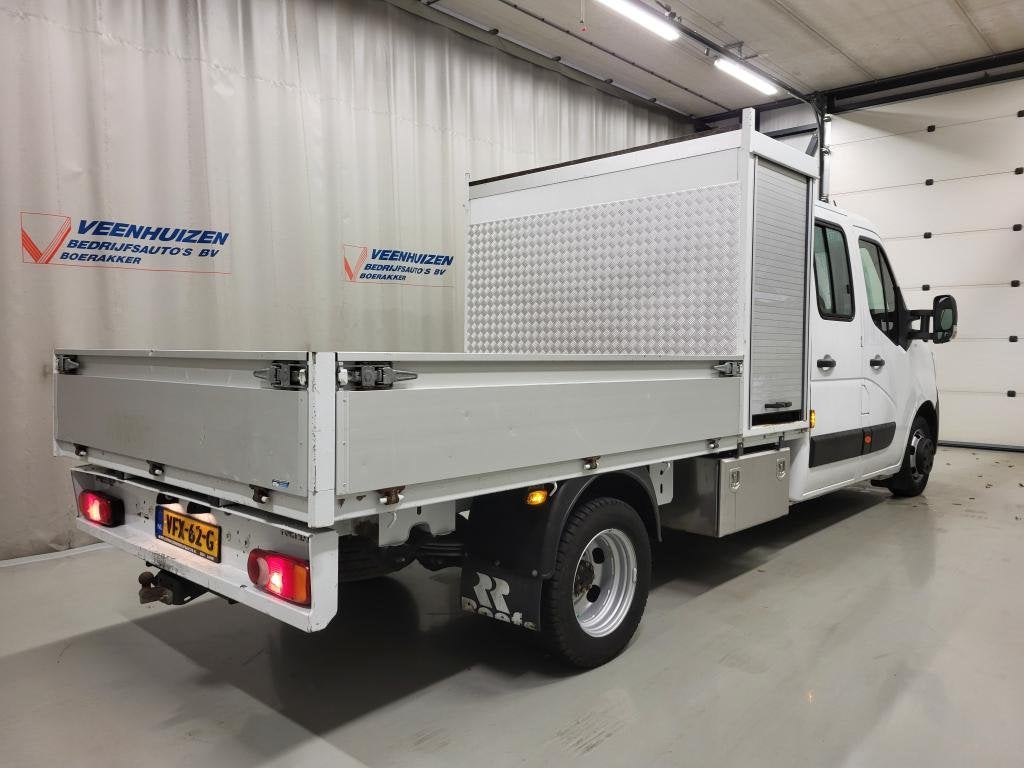 Renault Master 2.3DCI Pick-up Dubbele Cabine 3500kg Trekgewi, Gebruikt, Euro 6, 4 cilinders, Origineel Nederlands