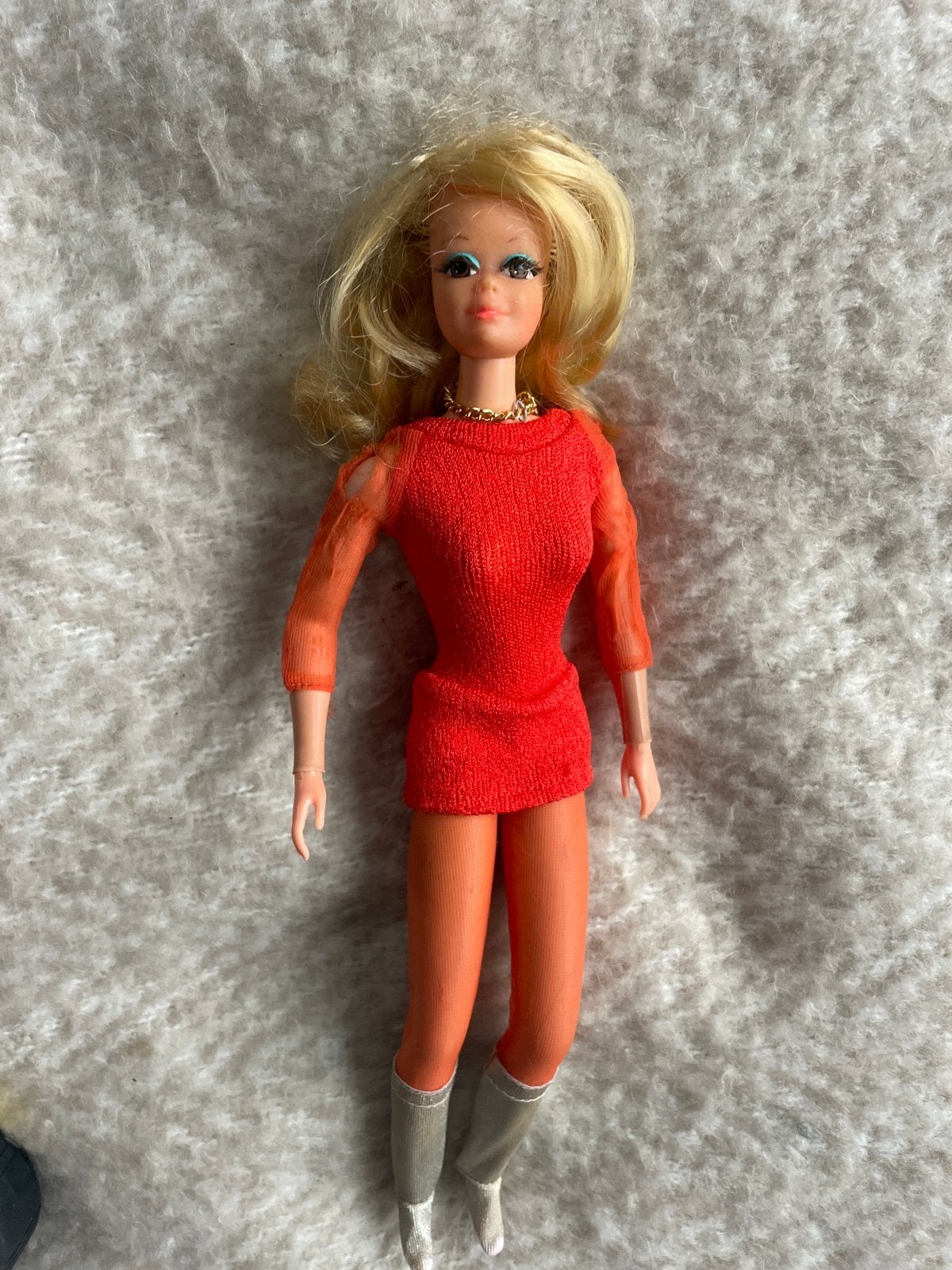 Vintage Barbie pop uit 1969 - Mattel, Ophalen of Verzenden, Gebruikt, Barbie