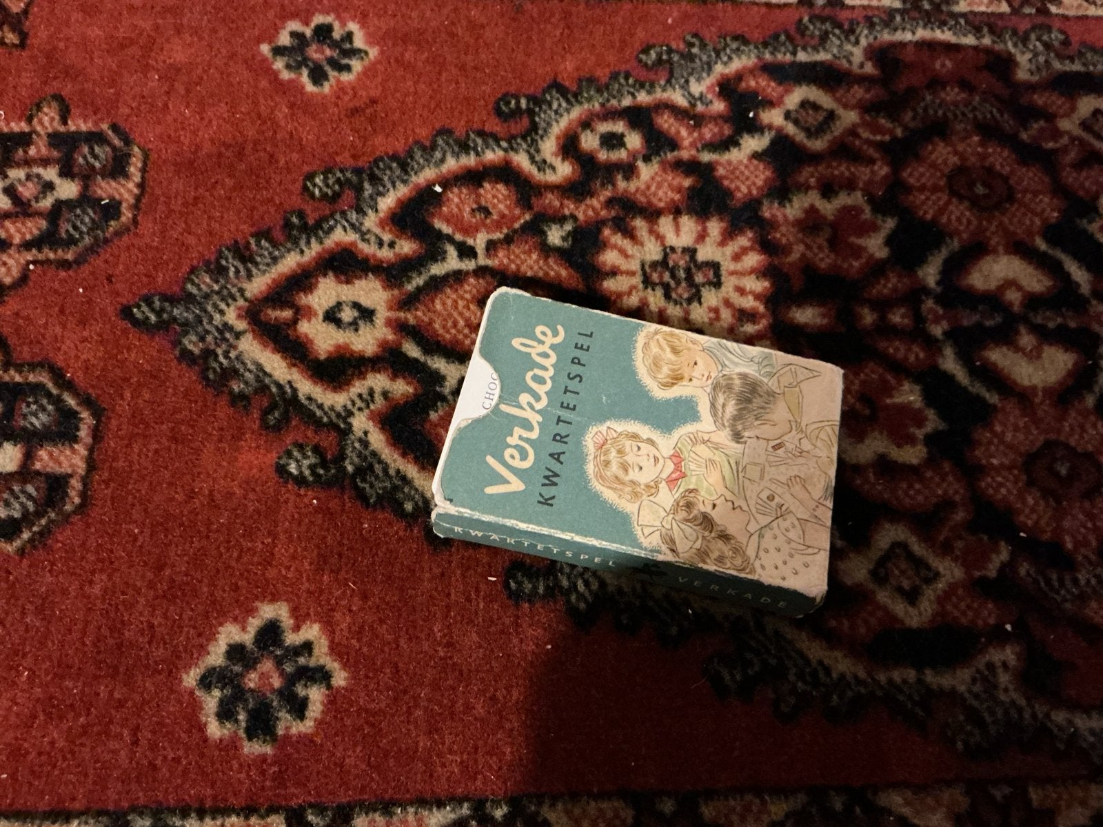 Vintage Verkade Kwintetspel - Compleet en in goede staat, Drie of vier spelers, Ophalen of Verzenden, Gebruikt
