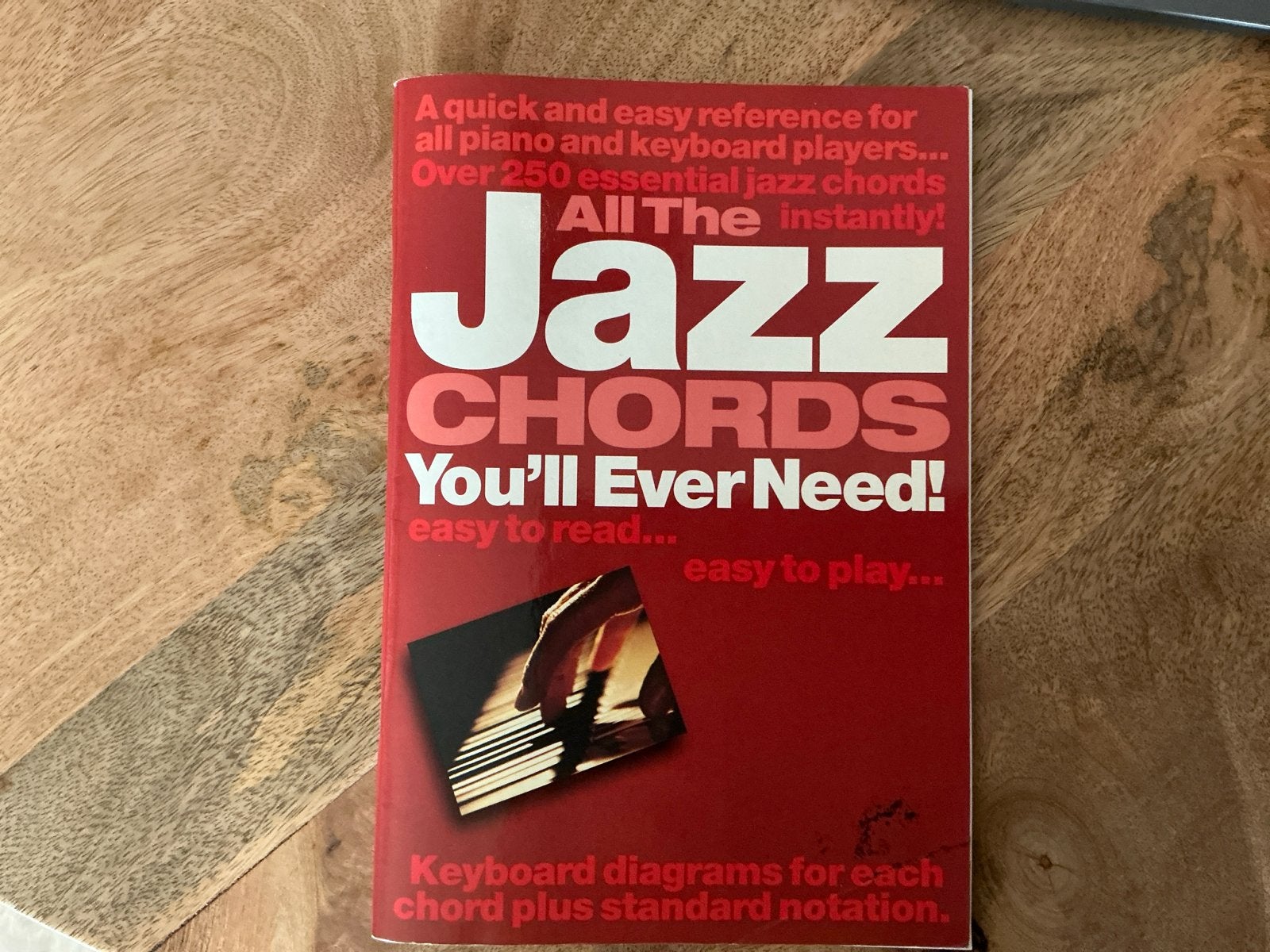 Jazz Chords You'll Ever Need! Boek voor piano/keyboard, Les of Cursus, Ophalen of Verzenden, Zo goed als nieuw, Jazz