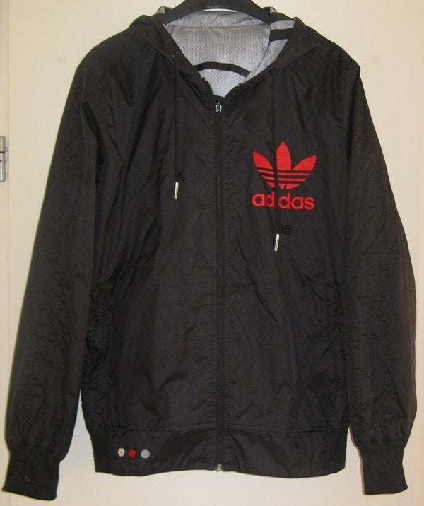 Originele Adidas heren jas maat S - z.g.a.n. a, Zwart, Ophalen of Verzenden, Zo goed als nieuw, Adidas