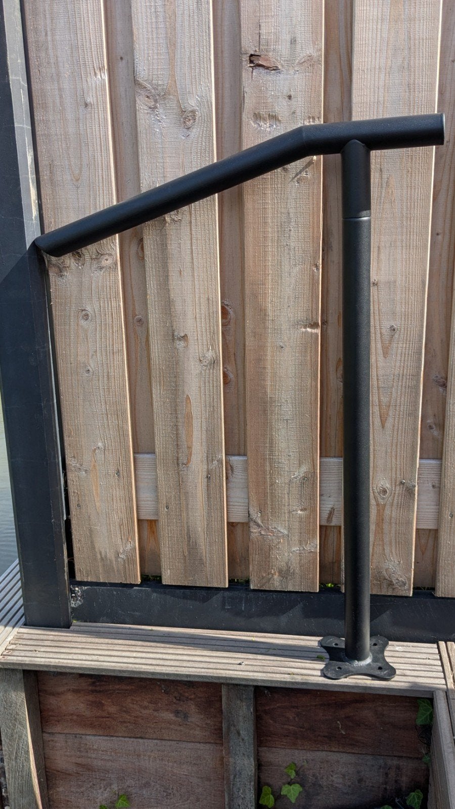 nieuwe, zwarte metalen trapleuning voor binnen en buiten, Ophalen of Verzenden, Nieuw