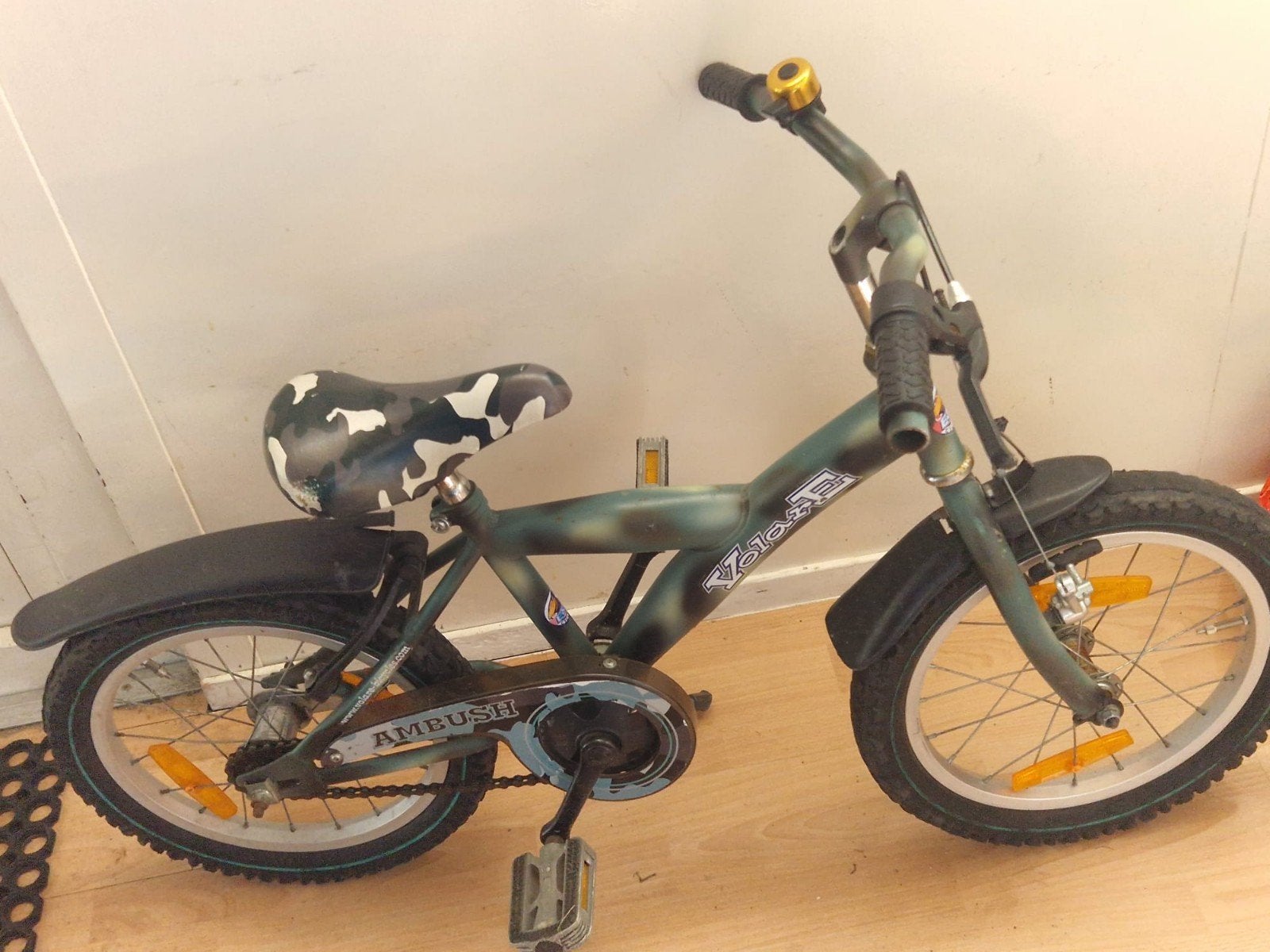 Kinderfiets 16 inch - Camouflage design, Ophalen, Terugtraprem, Volare, 16 tot 20 inch