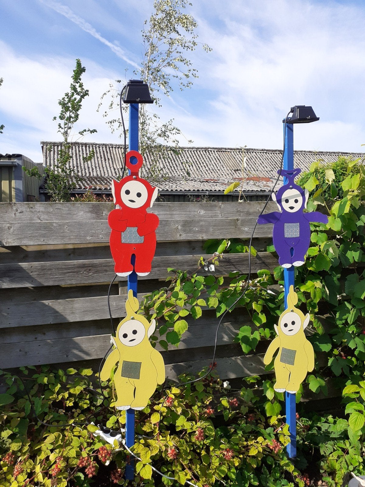 Teletubbies Feestpalen straatversiering incl verlichting, Ophalen, Zo goed als nieuw, Overige