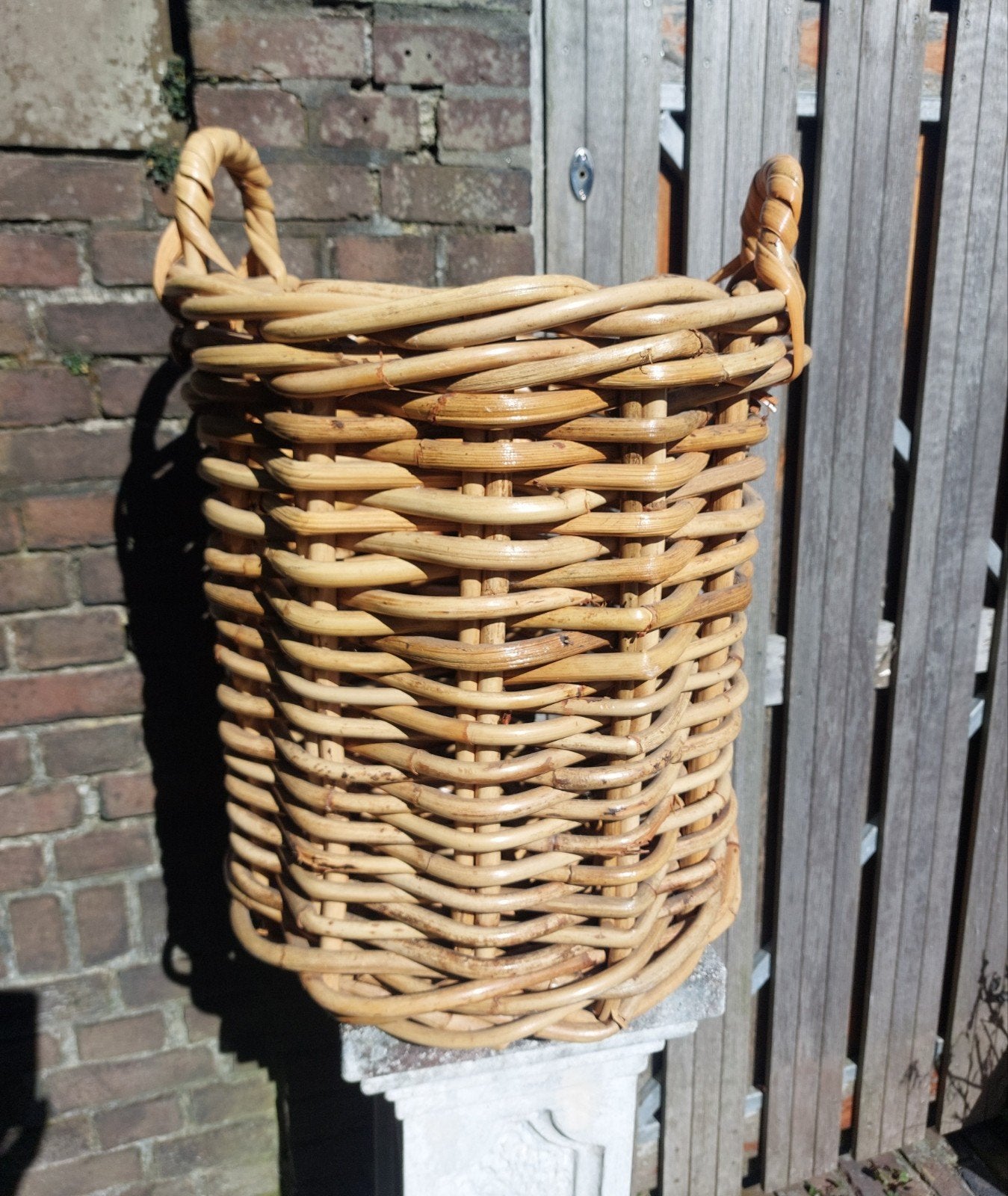 Rieten mand, Ophalen