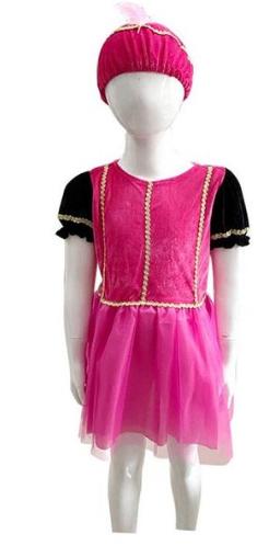 Sinterklaas Pietenjurk Roze zwart - 3-5 jaar - nieuw -, Ophalen of Verzenden, Nieuw