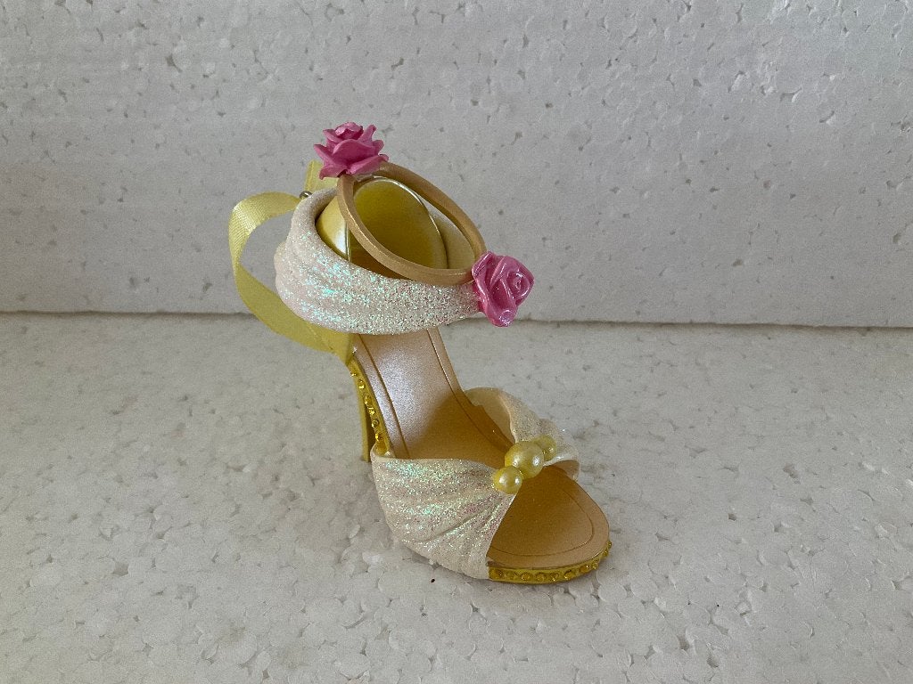 Disney ornament schoentje van Belle (beauty and the Beast), Verzamelen, Disney, Ophalen of Verzenden, Assepoester of Belle, Zo goed als nieuw