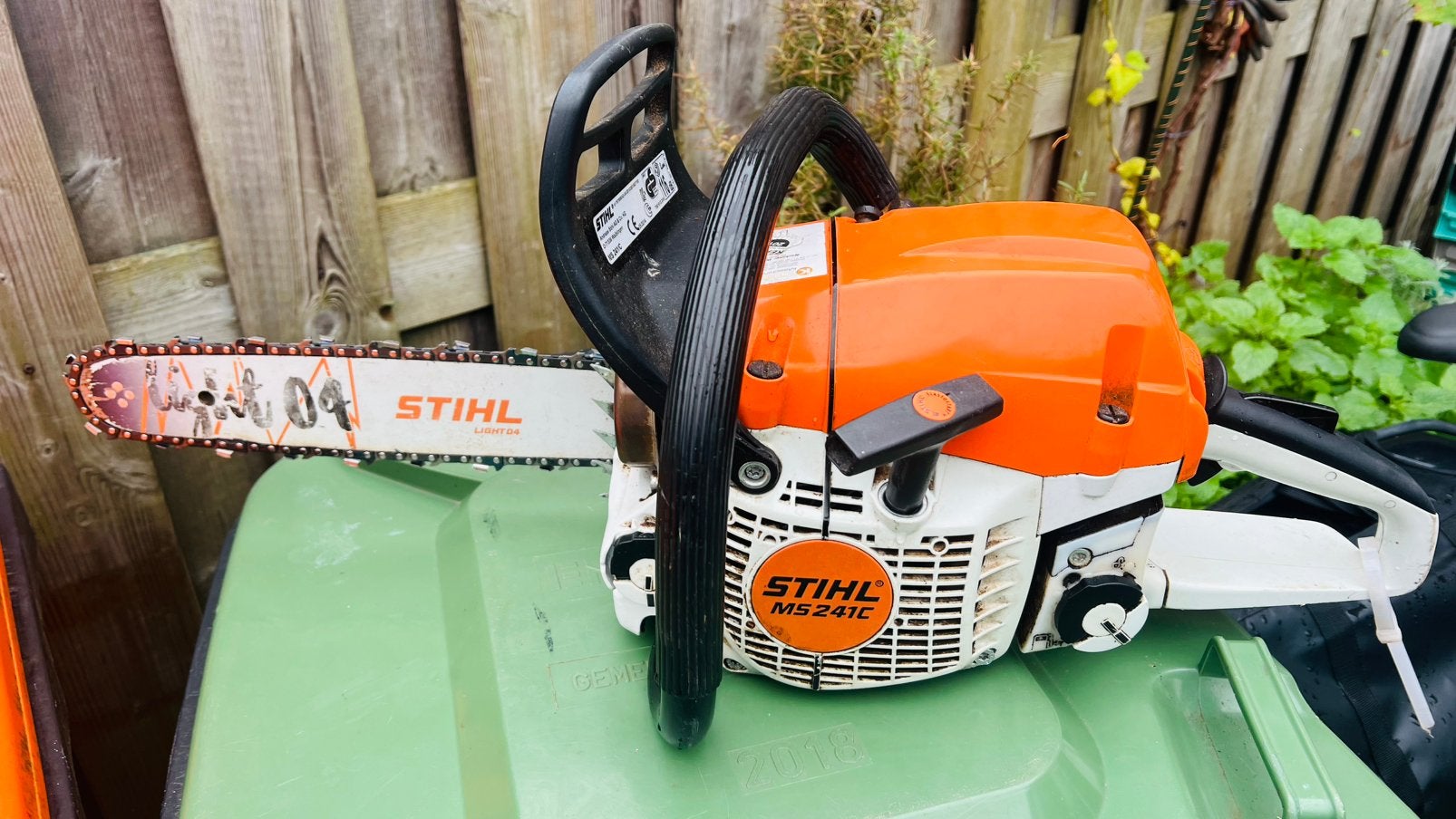 STIHL MS 241 C professionele benzine kettingzaag, Ophalen, Gebruikt