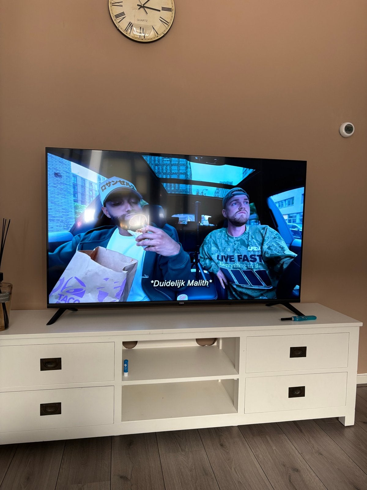 Chiq 55” 4K UHD Android Smart TV, Overige merken, LED, Ophalen of Verzenden, Zo goed als nieuw
