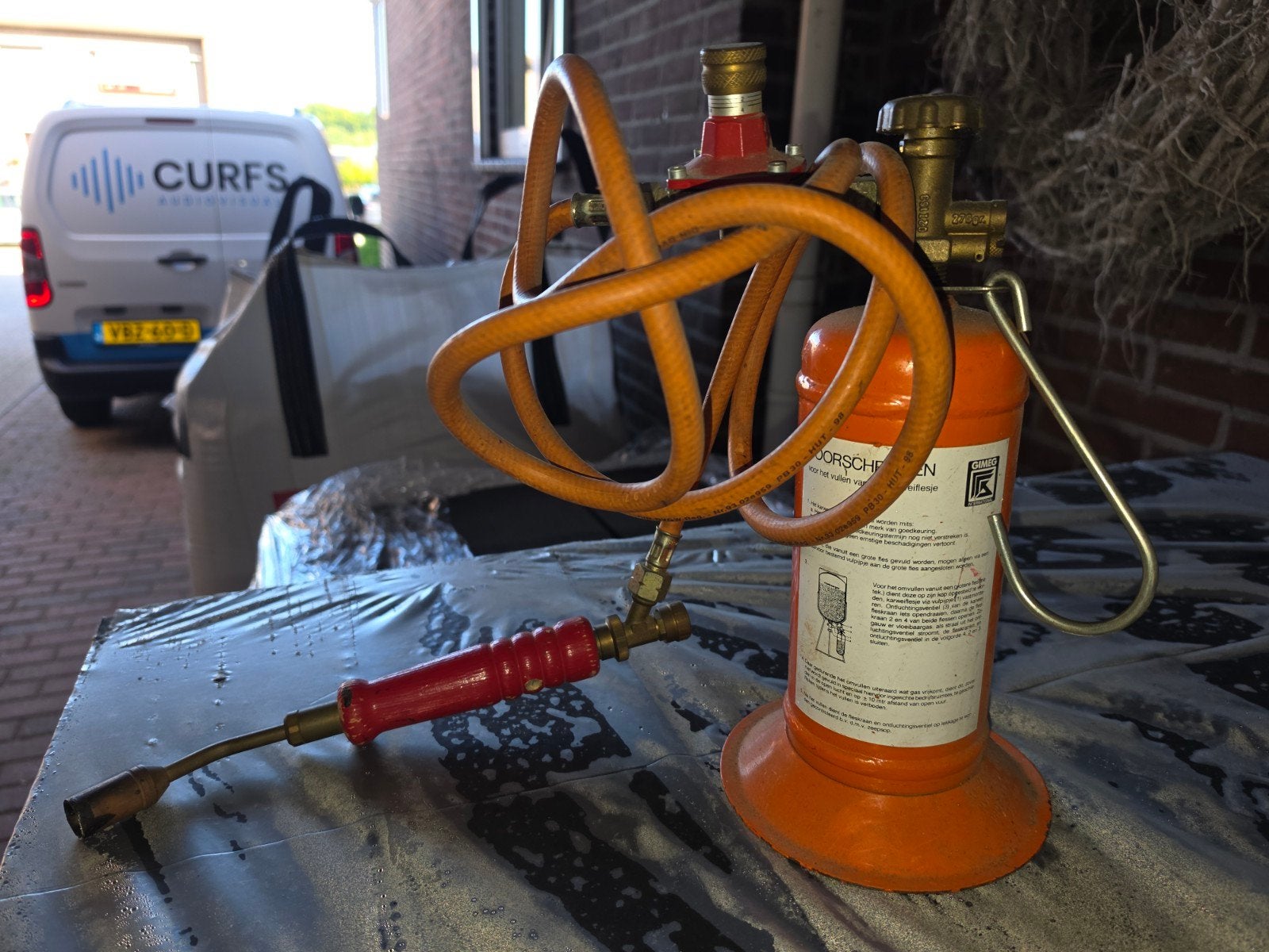 Gasfles met brander, Ophalen, Gebruikt, Overige typen