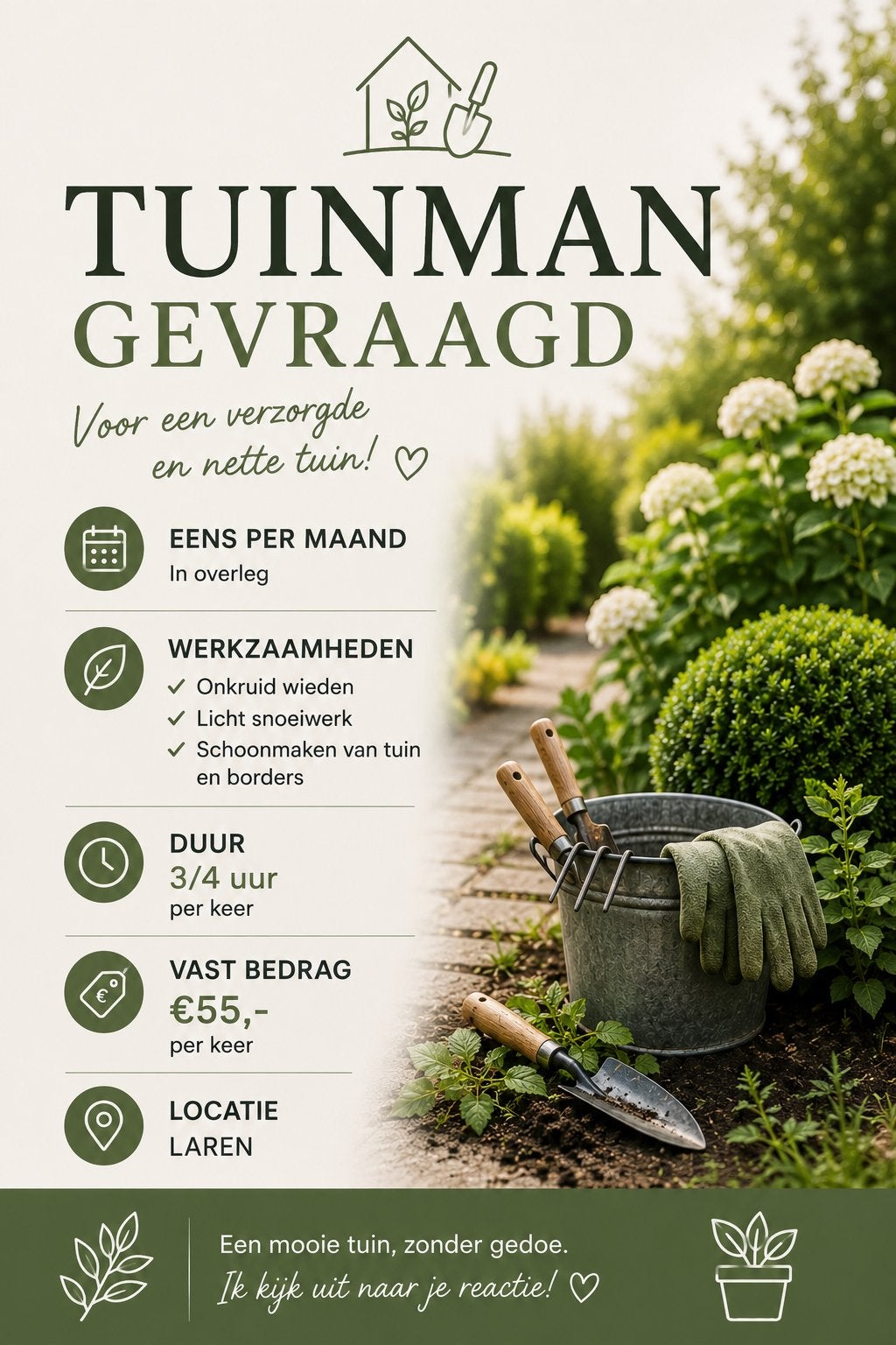 Tuinman Gevraagd, Vacatures, Vacatures | Landbouw, Natuur en Milieu