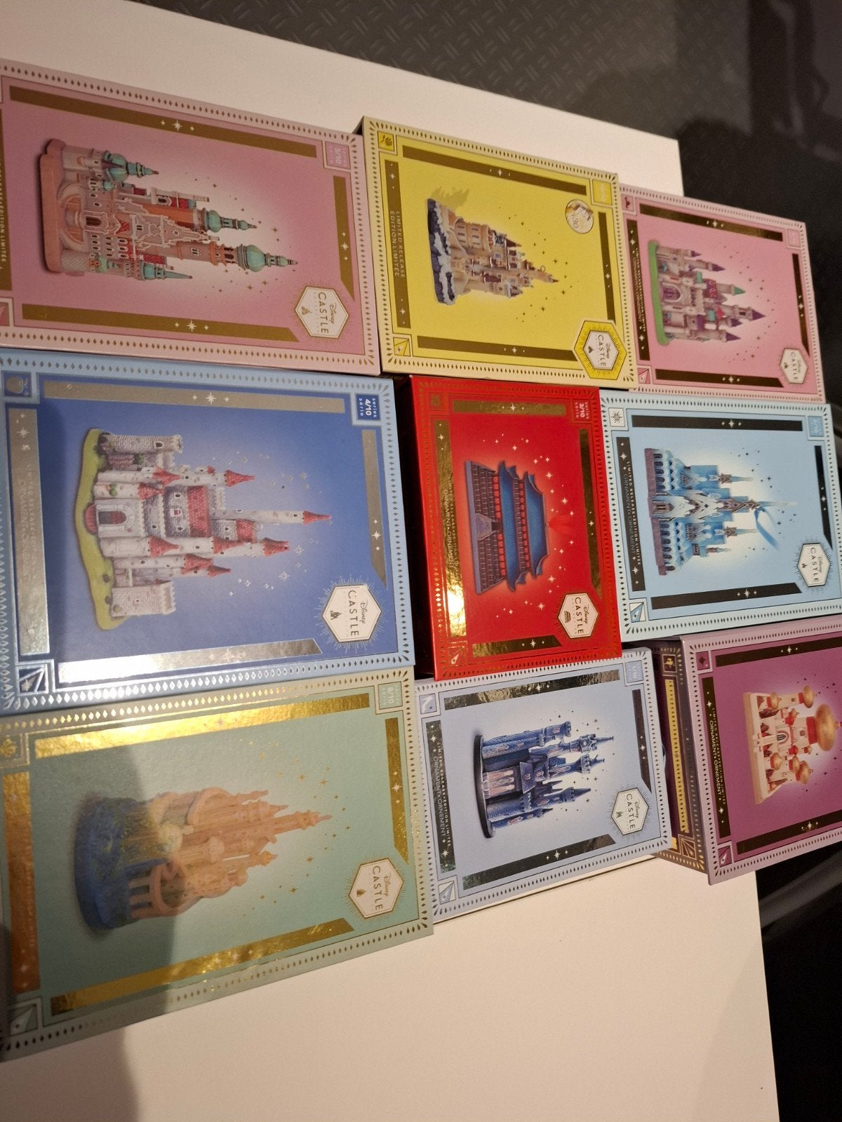 Disney kastelen kerst ornamenten, Ophalen, Overige figuren, Nieuw, Beeldje of Figuurtje