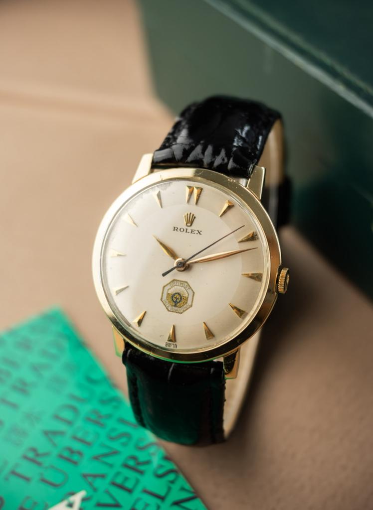 Rolex Precision 34, Sieraden, Tassen en Uiterlijk, Horloges | Heren, Leer, Rolex, Polshorloge, Ophalen of Verzenden