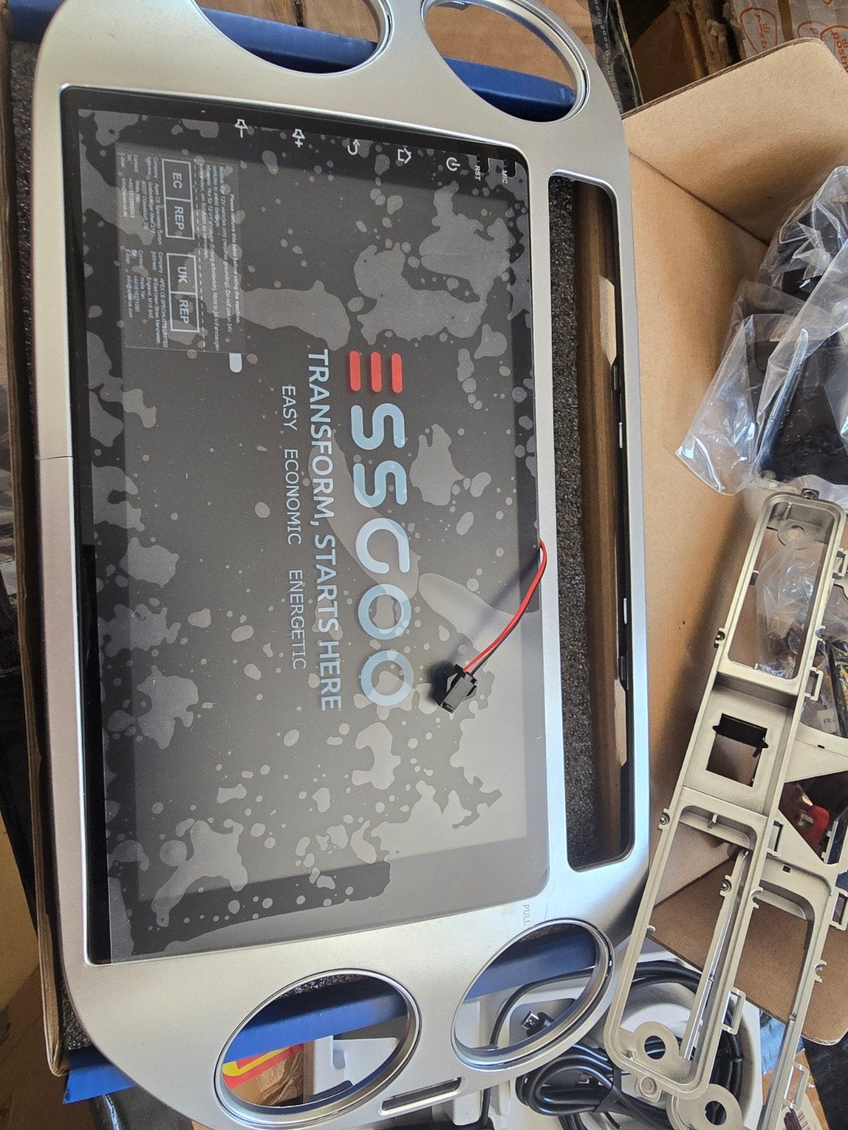 ESSGOO Android Autoradio Navigatie Multimedia Speler, Ophalen of Verzenden, Nieuw