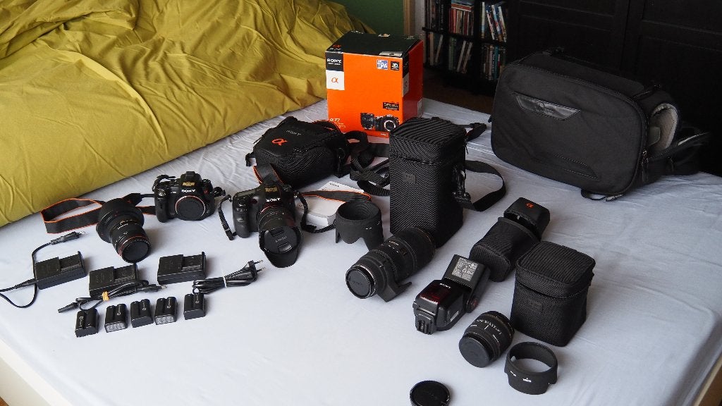 Sony camera uitrusting in zeer goede staat., Audio, Tv en Foto, Fotocamera's Digitaal, Zo goed als nieuw, Overige typen, Sony