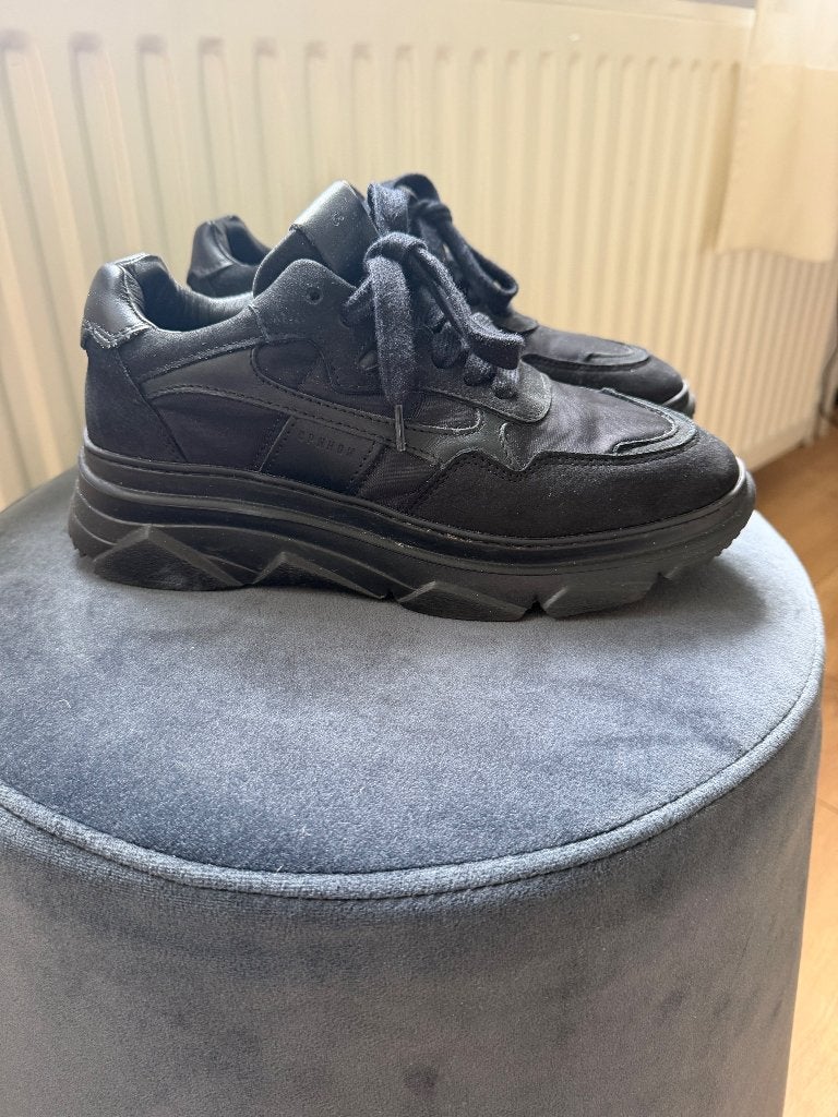 Zwarte sneakers Copenhagen gympen zwart maat 37, Zwart, Ophalen of Verzenden, Copenhagen studio, Sneakers of Gympen